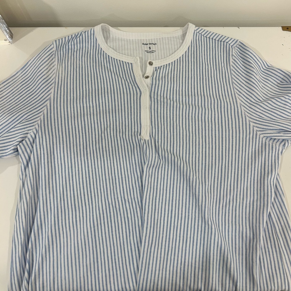 Roller Rabbit Blue Striped Pajamas